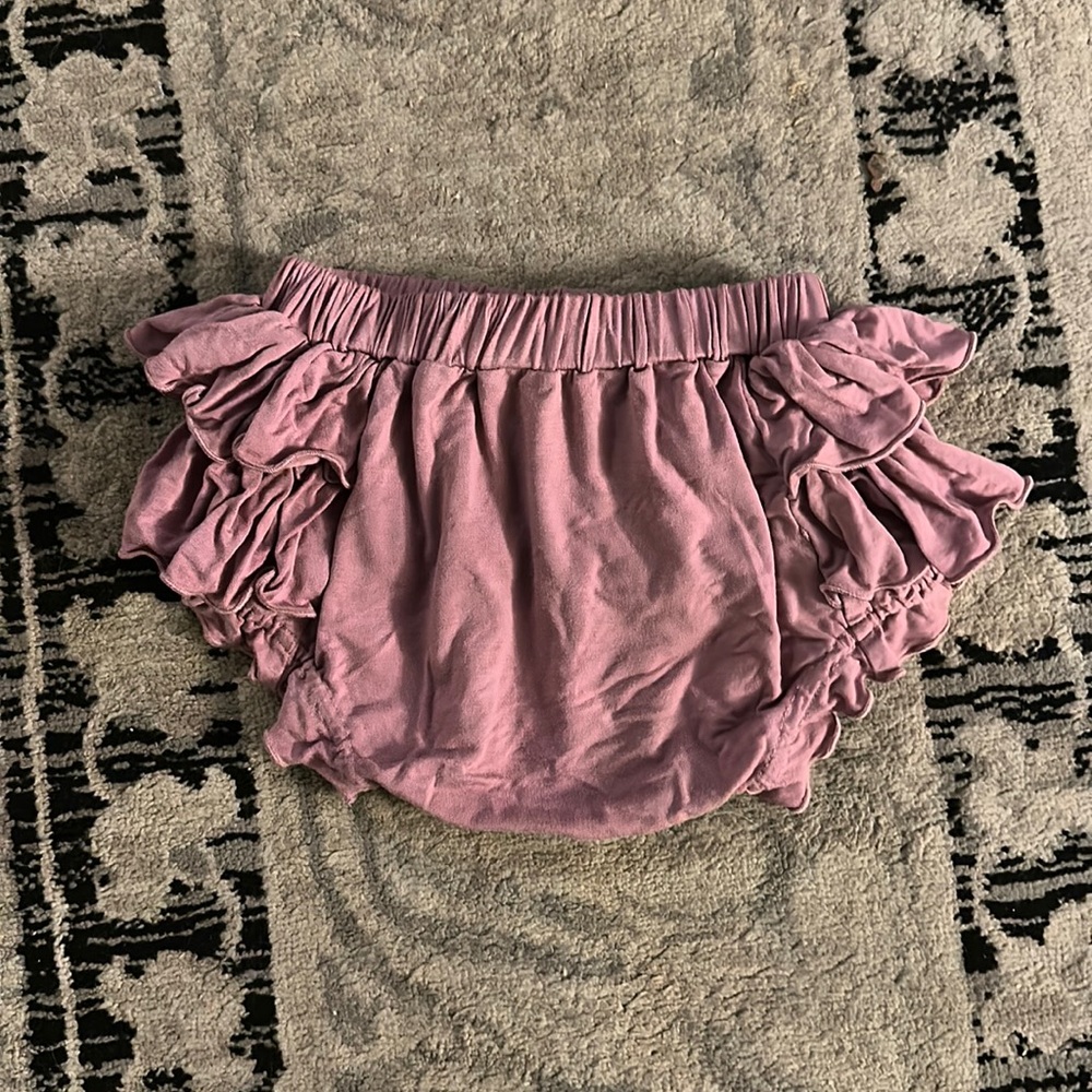 Kate Quinn Double Ruffle Bloomer in mauve